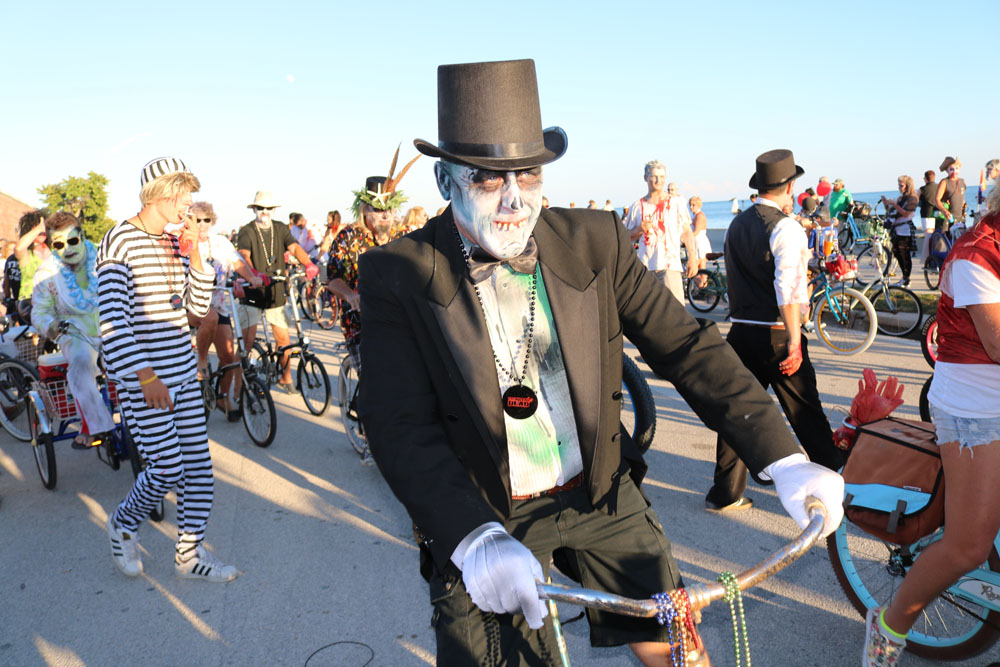 Zombie Bike Ride 2018 photo - Duval Street, Key West